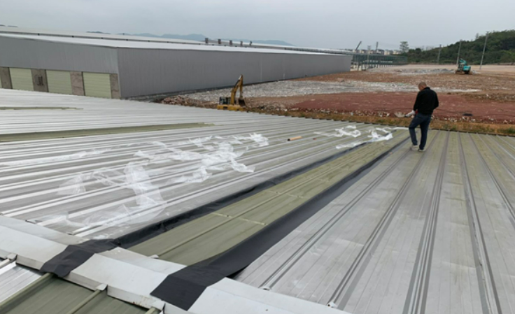 柯城厂房屋面防水维修案例